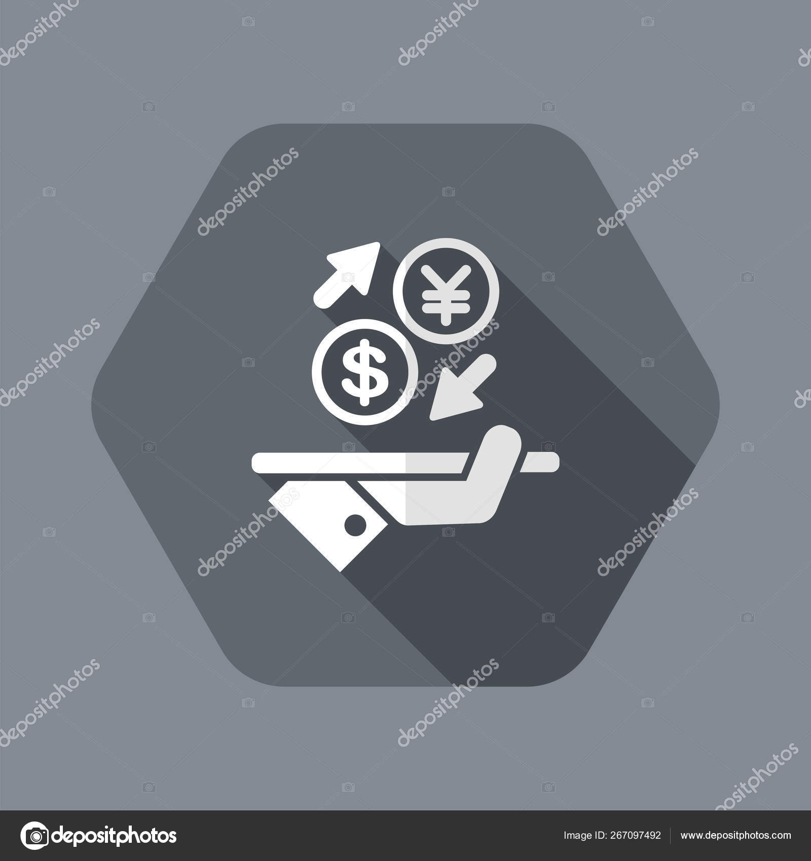 Dollar Yuan Foreign Currency Exchange Icon Stock Vector - 