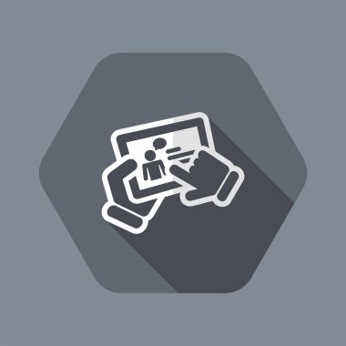 Tablet üzerinde sohbet