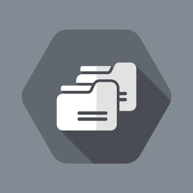 Klasör Kopyala - düz en az simgesi