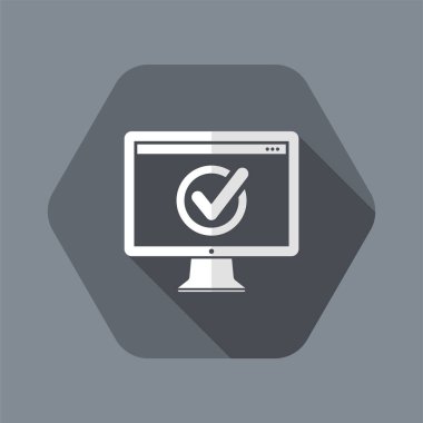 Bilgisayar - düz denetimi en az simgesi