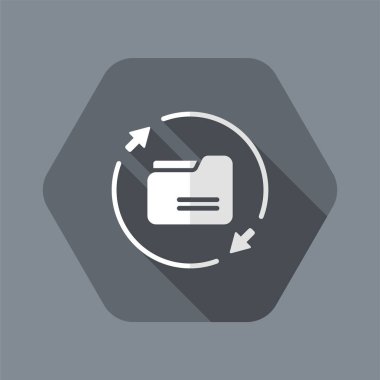 Güncelleştirmek ağıl - düz en az simgesi