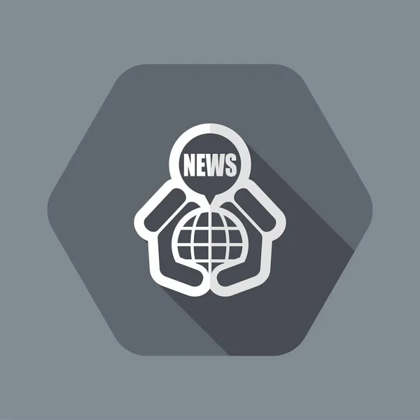 Icono de noticias — Vector de stock