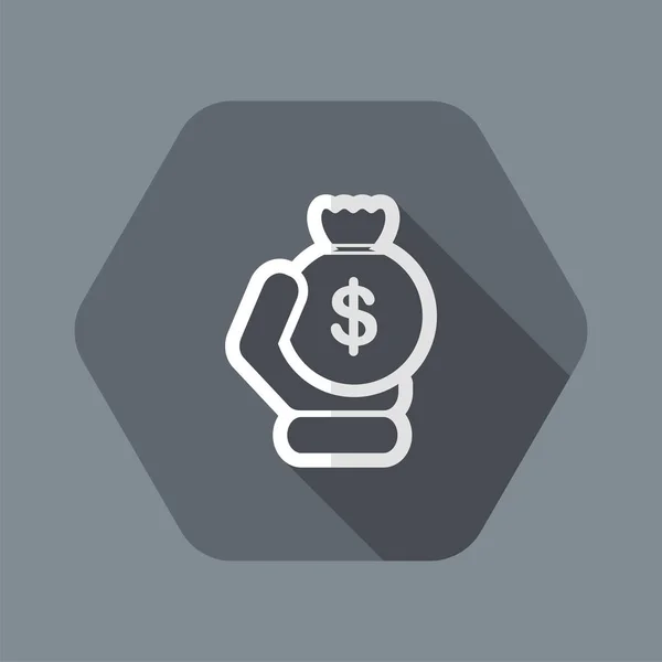 Geld OSS pictogram — Stockvector