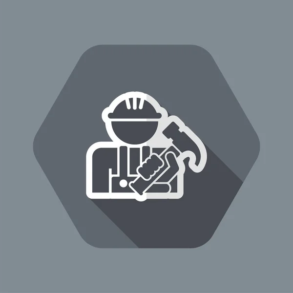 Worker icon — Stock Vector