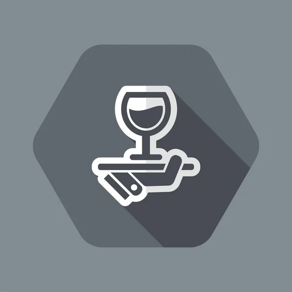 와인 리스트 아이콘 — 스톡 벡터