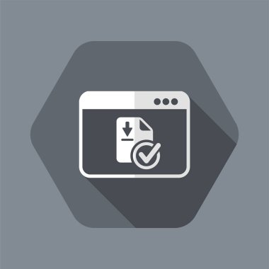 Pencere - vektör düz en az simge indir