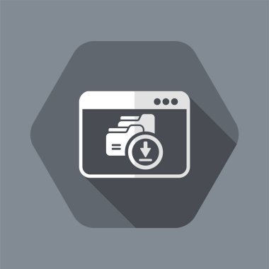 Pencere - vektör düz en az simge indir