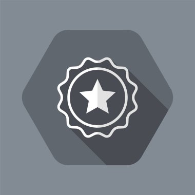 Derece işareti - vektör düz en az simgesi