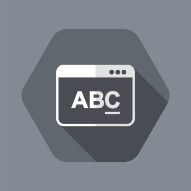 Metin editörü yazılımı simgesini