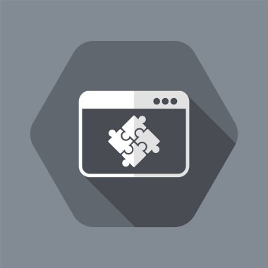 Takım uygulama düz simgesi