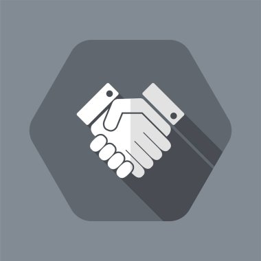 El sıkışma web tek simge