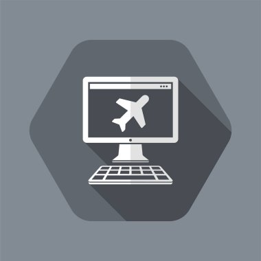 Seyahat Acentası düz simgesi