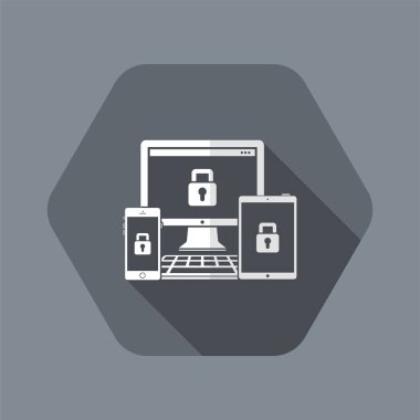 Çoklu cihazlar koruma simgesi