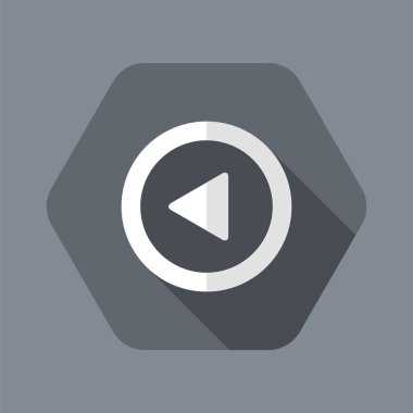 Geri sarma oyuncu düğme simgesi