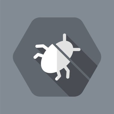 Virüs kavramı - Minimal vektör simgesi