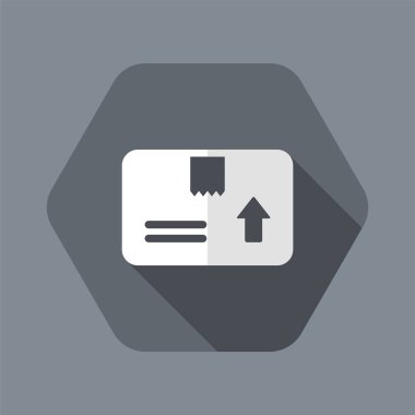 Lojistik paket - Minimal vektör simgesi