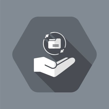 Veri ağ hizmeti-Minimal vektör simgesi