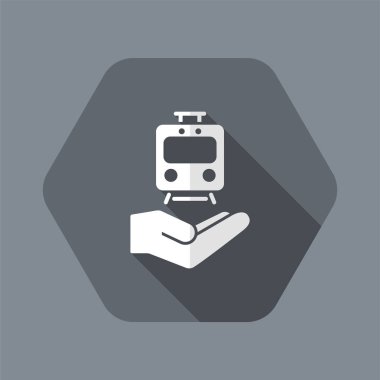 Tren Hizmetleri - Minimal simgesi