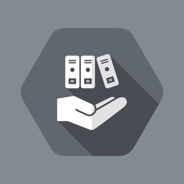 Depolama Hizmetleri - Minimal modern simgesi