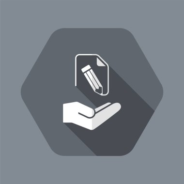 Belge proje tasarımı - Minimal modern simgesi