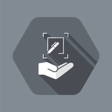 Özelleştirilmiş Tasarım Hizmetleri - düz en az vektör simgesi