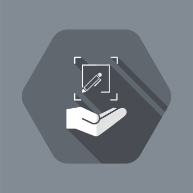 Özelleştirilmiş Tasarım Hizmetleri - düz en az vektör simgesi