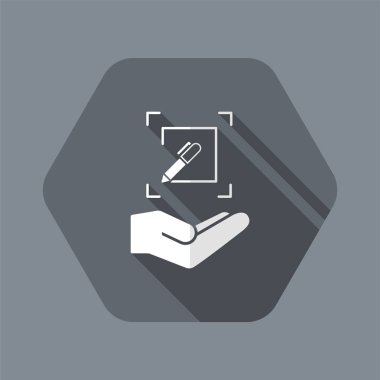 Özelleştirilmiş Tasarım Hizmetleri - düz en az vektör simgesi