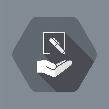 Proje Tasarım - düz vektör simgesi