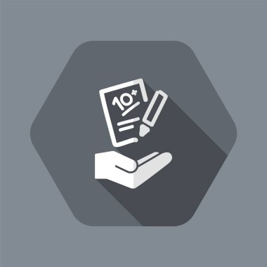 Başarılı performans - Minimal simgesi