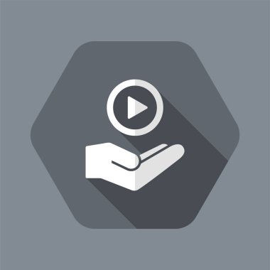Çoklu ortam çalma listesi - Minimal simgesi