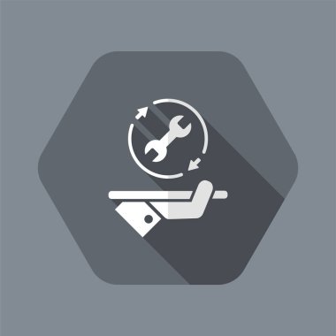 Tam yardım hizmetleri - vektör web simgesi