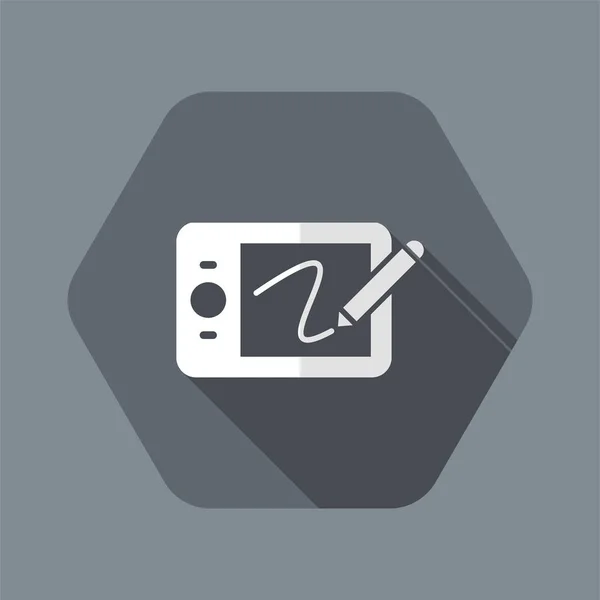 Grafisk ritbord - vektor platt minimal icon — Stock vektor