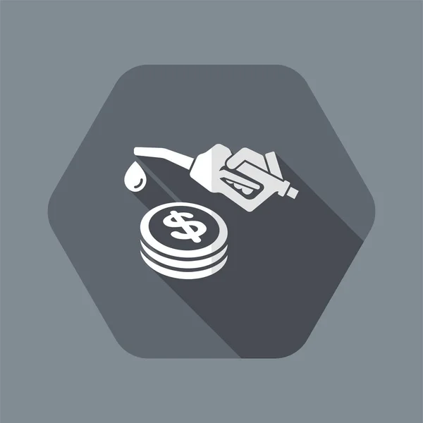 Fuel price - Vector icon — Stock Vector