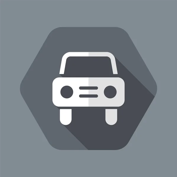 Icono de vector plano de coche — Vector de stock