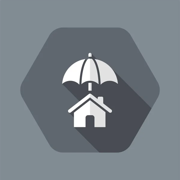 房子保护-最小矢量图标 — 图库矢量图片