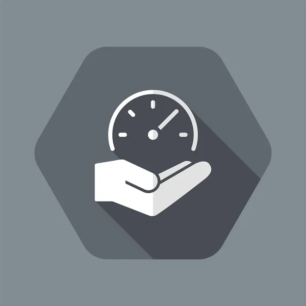 Servicios de prestaciones de alta velocidad - Icono vectorial mínimo — Vector de stock