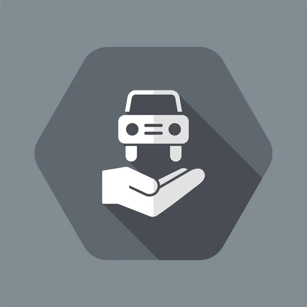 Samochodowe usługi - minimalne ikona — Wektor stockowy