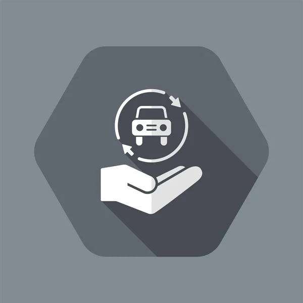 Auto diensten - minimale moderne icoon — Stockvector