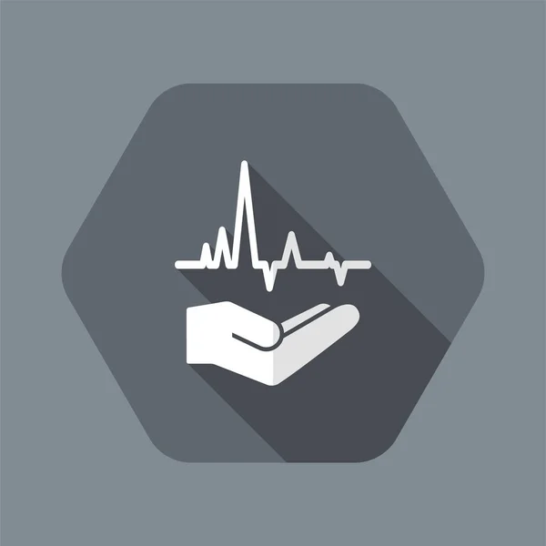 Services médicaux - Icône moderne minimale — Image vectorielle