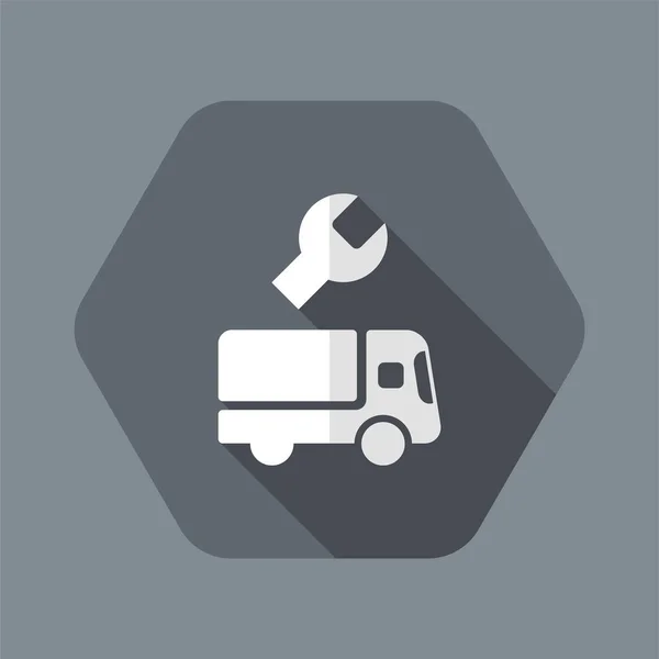 Servicios de asistencia de camiones - Vector icono web — Archivo Imágenes Vectoriales