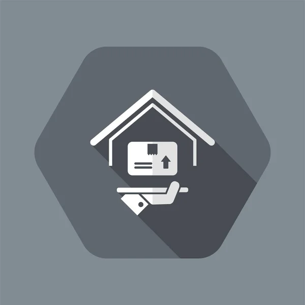 Icona dei servizi di consegna - icona minimale moderna — Vettoriale Stock