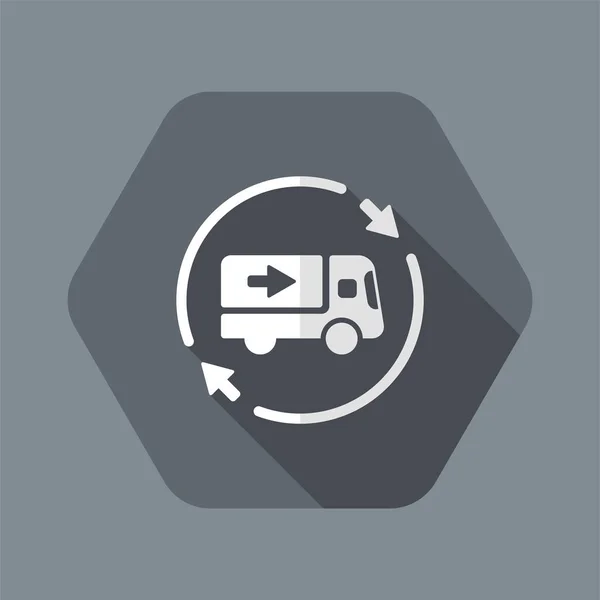 Dostawy usług 24/7 - Vector web icon — Wektor stockowy