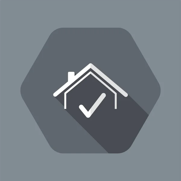 Elija la casa perfecta - Vector icono web — Archivo Imágenes Vectoriales