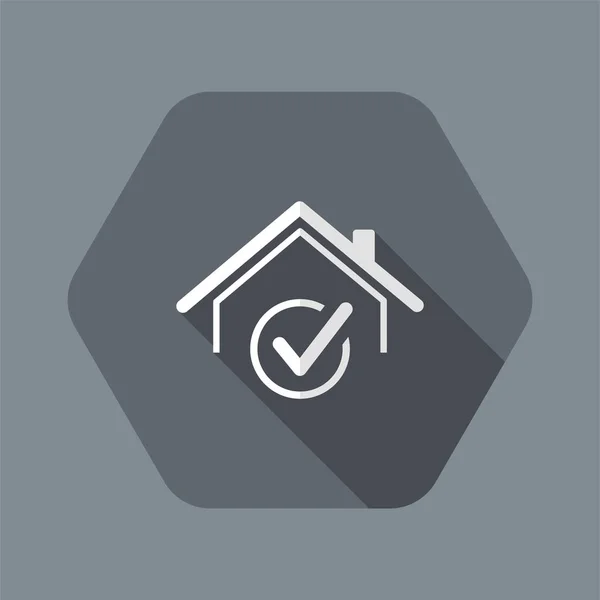 Elija la casa perfecta - Vector icono web — Vector de stock