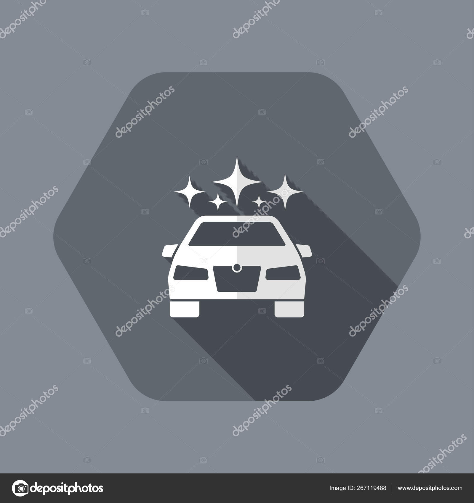 Sparkling car concept icon — Stock Vector © MyVector 267119488