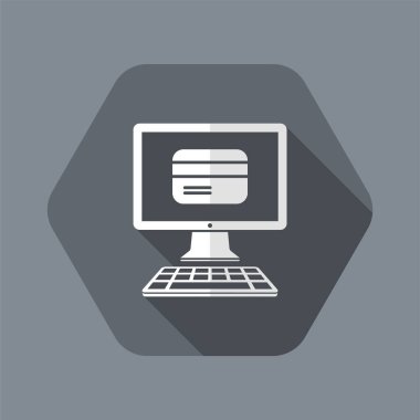 Online Bankacılık hizmetleri - vektör web simgesi