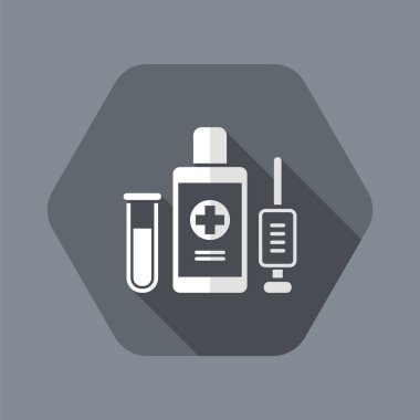 Tıbbi sembolleri - bilgisayar Web sitenize veya uygulamanıza vektör simgesi