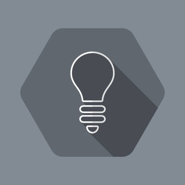 Ampul simgesi - ince serisi