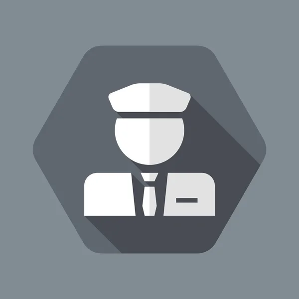 Policeman icon — Stock Vector