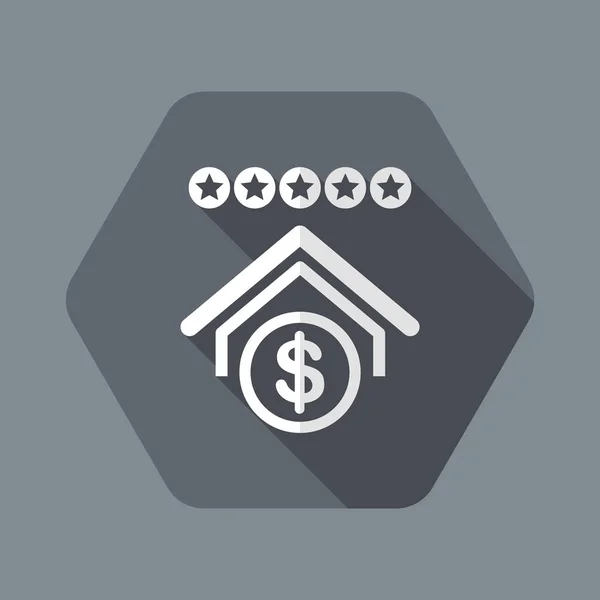 Icono de calificación bancaria — Vector de stock